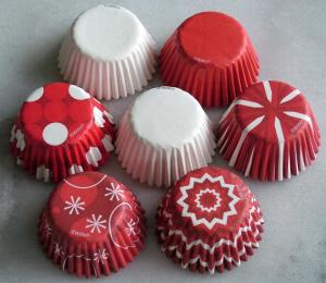 Kapszli - Mini Muffin Candy Cane 3,2cm