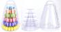 Macaron torony kerek  6 szintes+hordoz�